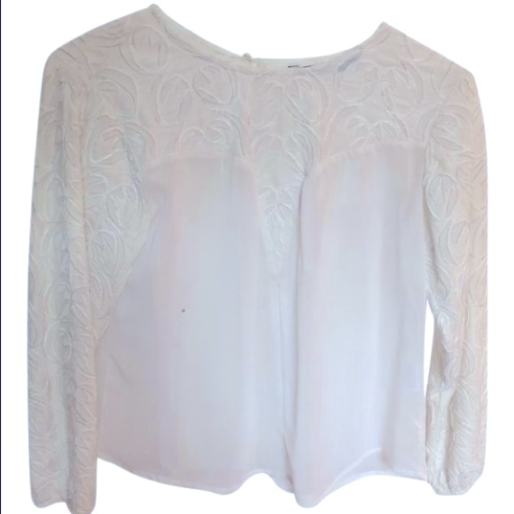 Open back white top